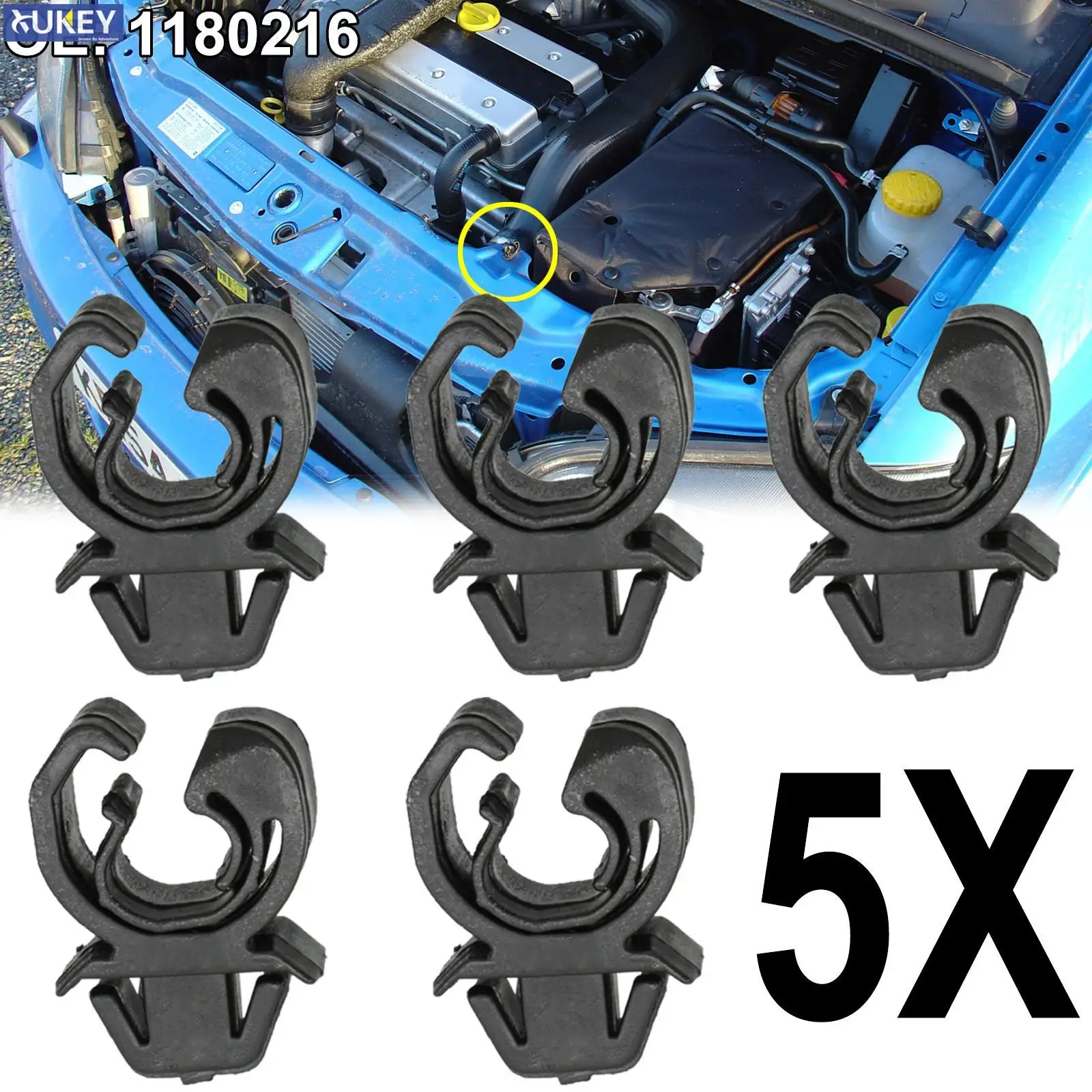 5x Hood Bonnet Rod Support Prop Clip Stay Clamp HolderMöbel & Wohnen, Feste & Besondere Anlässe, Party- & Eventdekoration! 1180216   Für Opel Vauxhall Vectra Zafira Omega Meriva Tigra Retainer