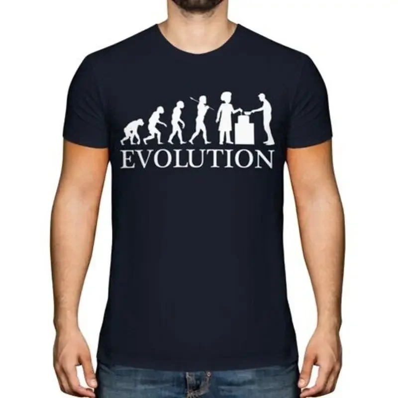 Suppe Küche Evolution Herren T-Shirt Geschenk Obdachlose Karitas